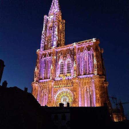 Ferienwohnung Face A La Cathedrale Straßburg Exterior foto